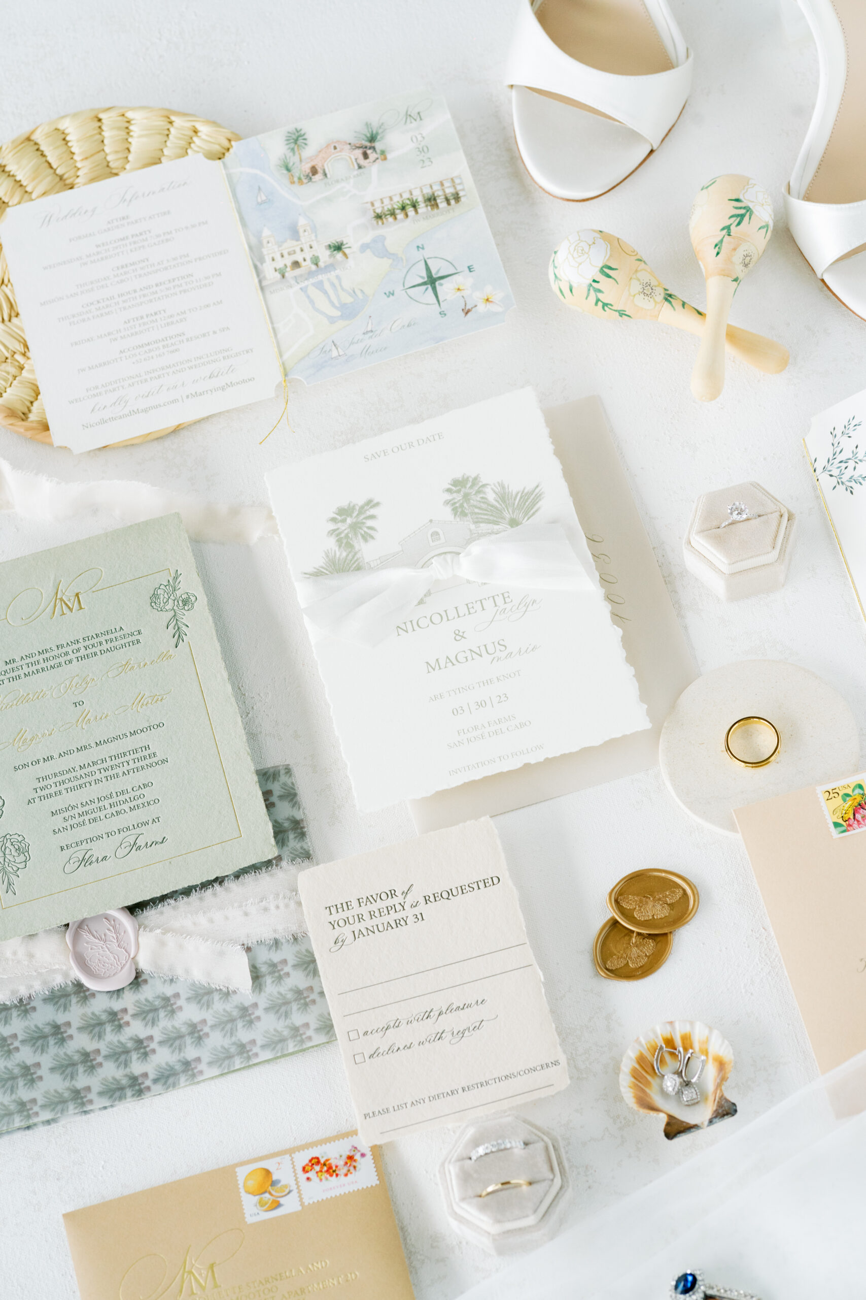 Wedding Flat lay and what to include